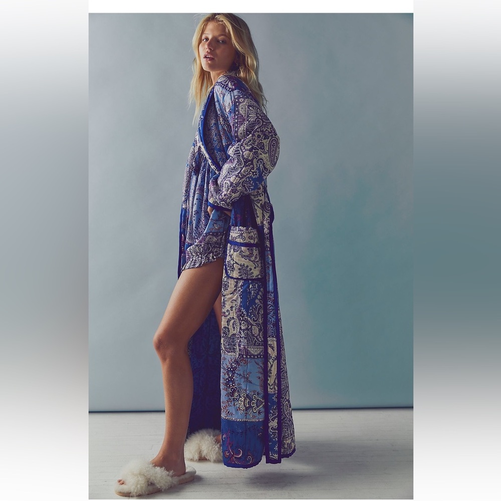 Free People In Your Dream Robe and Romper